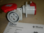 13710-EGH CEE-Anbausteckdose gerade 32A 4p 6h IP44